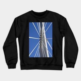 Abstract Bridge Lines #2, Winnipeg, Manitoba, Canada Crewneck Sweatshirt